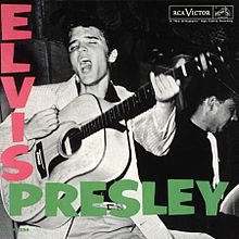The cover of Elvis Presley's 1956 debut album for RCA Records